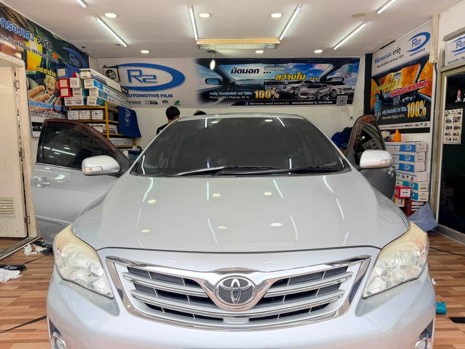 🚗 TOYOTA ALTIS ติดฟิล์มเซรามิก R2 SERIES 8