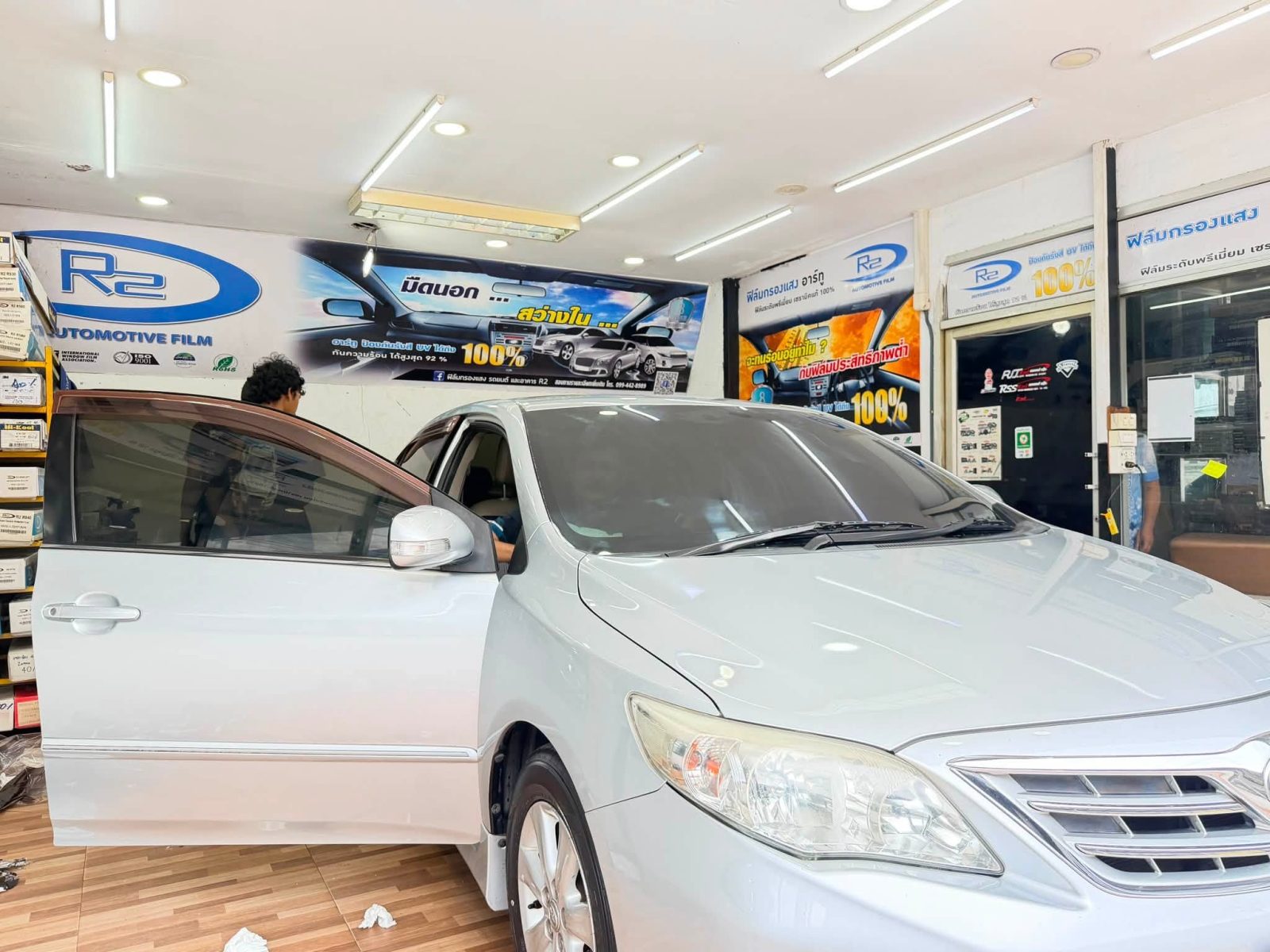 🚗 TOYOTA ALTIS ติดฟิล์มเซรามิก R2 SERIES 8